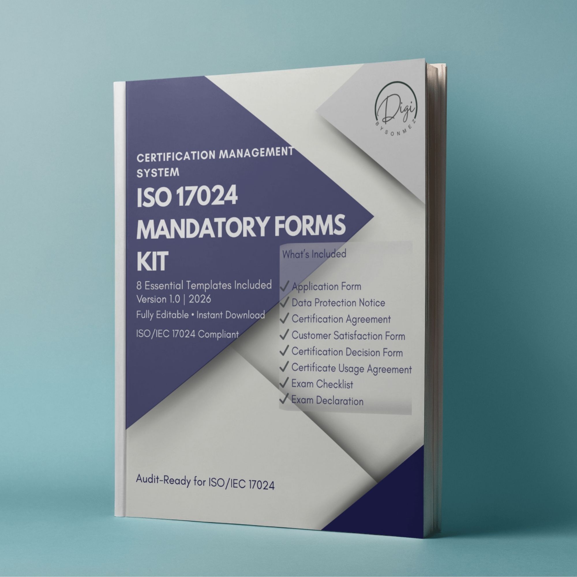 iso 17024 certification templates kit professional documentation package